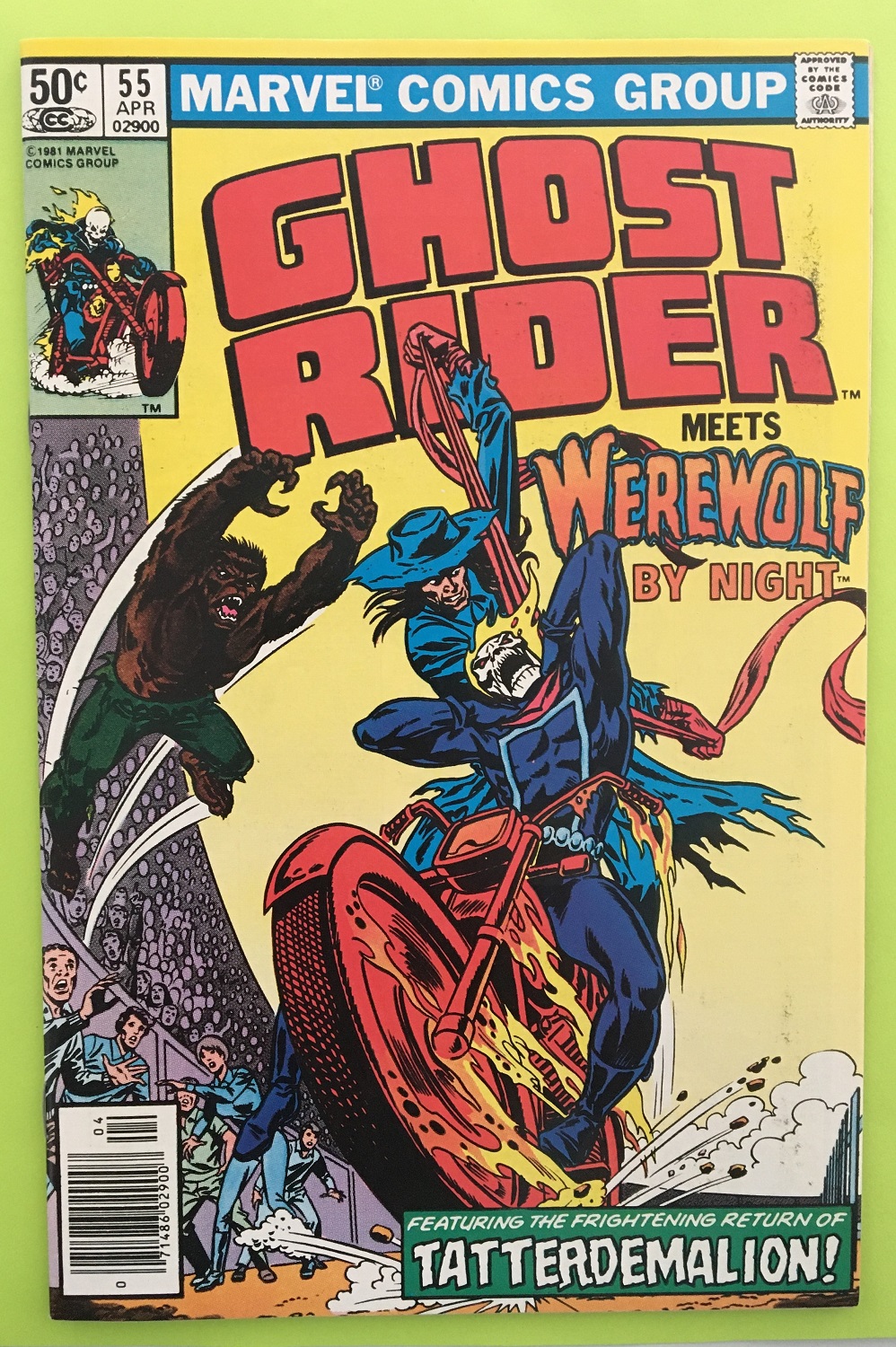 Ghost Rider 55 Werewolf by Night Marvel 1981 | Comic Books - Modern Age ...
