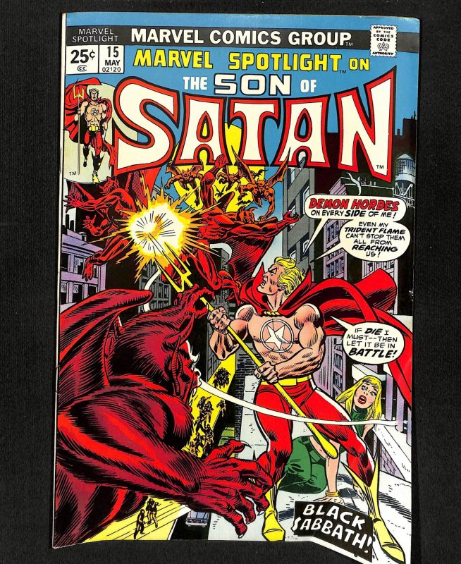 Marvel Spotlight #15 Son of Satan!