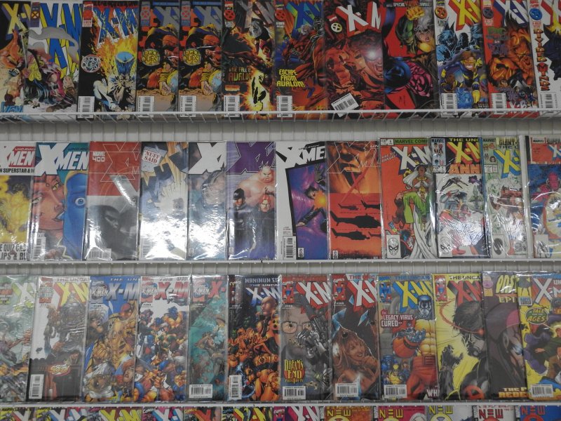 Huge Lot of 160+ X-Men Comics in Avg. VF+ Condition