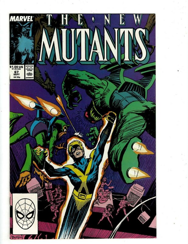 9 New Mutants Marvel Comic Books # 67 68 69 70 71 + Annuals 1 3 4 + Speci 1 UD6 