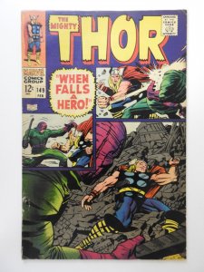 Thor #149  (1968) GD+ Condition! Moisture damage, rusty staples