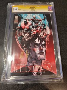 BEDLAM #1 CGC 9.6 SIGNATURE SERIES VARIANT COVER SIGNED BY NICK SPENCER BY