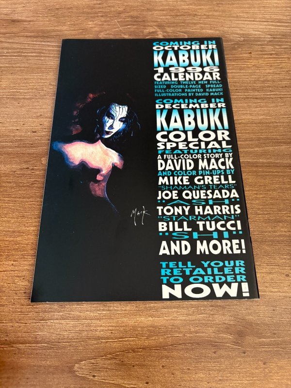 Kabuki # 5 NM Caliber Comics Comic Book Act 1 David Mack Circle Of Blood 14 J458
