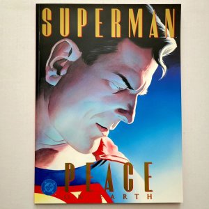 SUPERMAN: PEACE ON EARTH #1 NM- DC 1999 Painted Art/Cover By ALEX ROSS Paul Dini