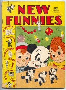 New Funnies #71  1943 - Dell  -VG - Comic Book