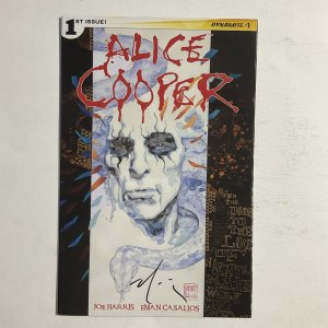 Alice Cooper 1 2014 Signed by David Mack Dynamite NM near mint