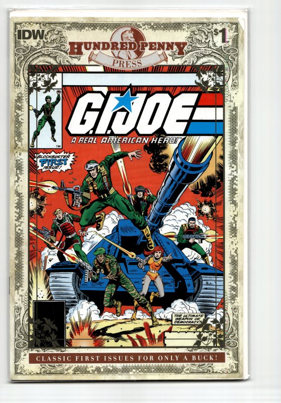 Hundred Penny Press: G.I. Joe: A Real American Hero #1 (2014) G.I. Joe Reprint