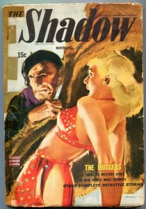 PULP:  The Shadow Pulp November 1943- The Muggers- GGA cover Modest Stein G+