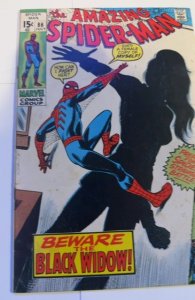 The Amazing Spider-Man #86 (1970)Guest starring the black widow