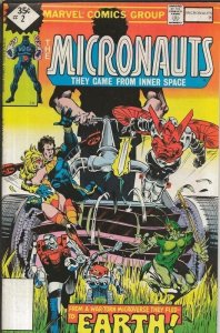 Micronauts #2 ORIGINAL Vintage 1979 Marvel Comics  