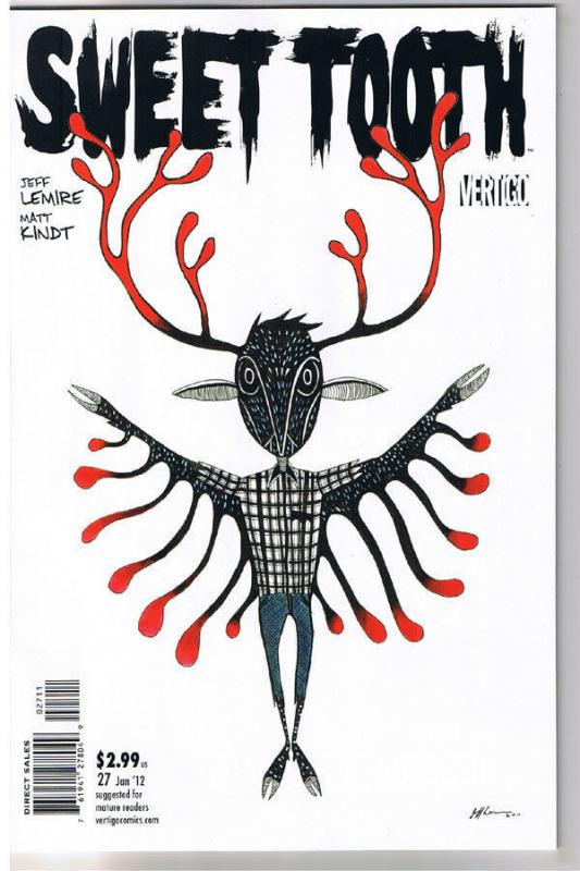 SWEET TOOTH #27, Jeff Lemire, Horror, Vertigo, 2009, NM, The Taxidermist