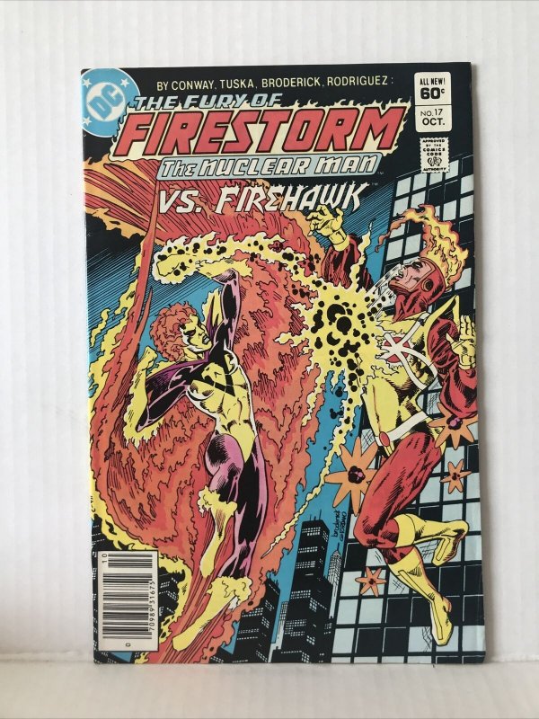 The Fury Of Firestorm The Nuclear Man #17 (First Appearance Of Fire hawk)