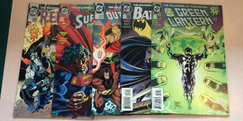 Zero Issues 5 Book NM Lot Set Run Green lantern Batman Superman Rebel Outsiders