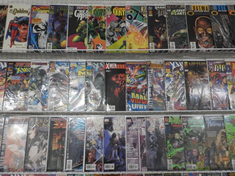 Huge Lot of 150+ Comics W/ X-Men, Green Lantern, Wolverine! Avg. VF Condition!