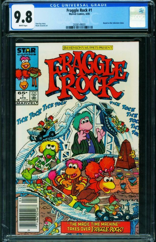 Fraggle Rock #1 CGC 9.8 Newsstand variant-1st issue 2038149001