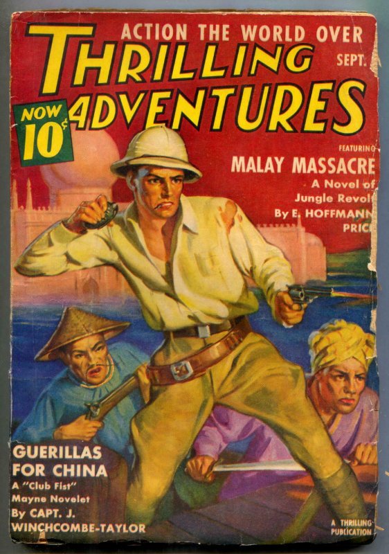 Thrilling Adventures Pulp September 1939- Malay Massacre- Club Fist 