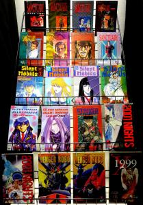 VIZ MANGA COLLECTION 75 diff comics!1980s-1990s Crying Freeman Striker Ranma+++