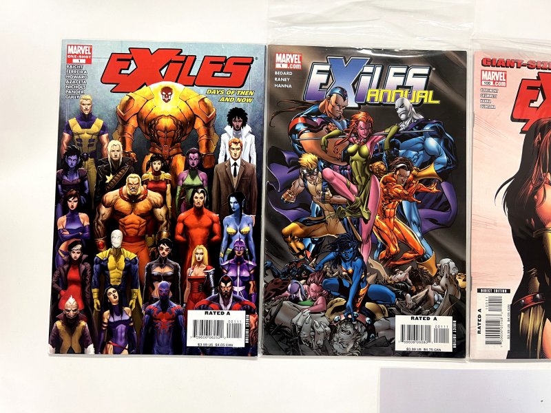 4 Exiles Marvel Comic Books # 1 1 99 100 Avengers Defenders Spiderman 75 JS15