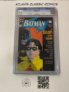 Batman # 427 CGC Graded 9.6 DC Comic Book Death In The Family Part 2 1988 JH7