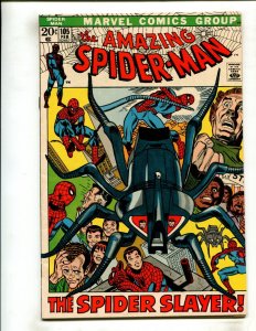 AMAZING SPIDER-MAN #105 (9.0) SPIDER SLAYER!! 1972