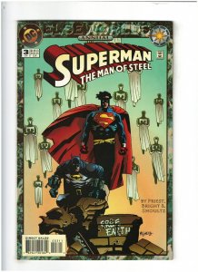 Superman Man of Steel Annual #3 VF 8.0 DC Comics  Elseworlds, Batman app.