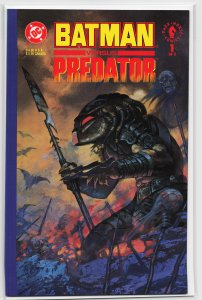 Batman versus Predator [Regular] #1 Predator Cover (1991) Predator