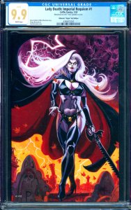 Lady Death Imperial Requiem #1 Brereton Ultimate Virgin Ed. Coffin CGC 9.9 /40