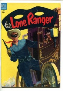 THE LONE RANGER #82-1955-DELL-TONTO-SCOUT-SILVER-SILVER BULLET-STAGECOACH-vg