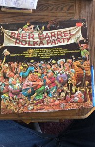 Beer barrel polka party LP with Jack Davis cover,1974