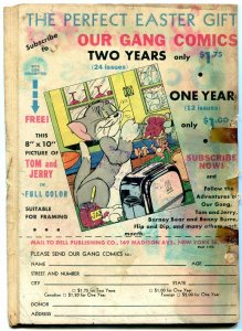 OUR GANG #33 1947-DELL COMIC-CARL BARKS ART-TOM & JERRY FR/G