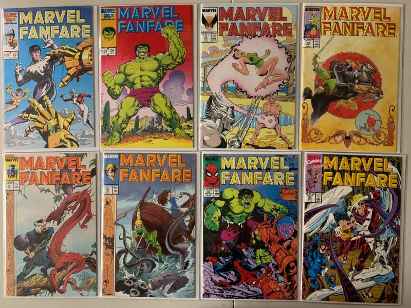 Marvel Fanfare comics lot #1-50 24 diff avg 6.0 (1982-90)
