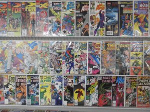 Huge Lot 130+ Comics W/ X-Force, War Machine, Deathlok+ Avg Fine/VF Condition!