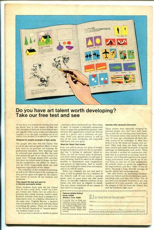 Millie The Model #179 1970-dance cover- fashion page-VG