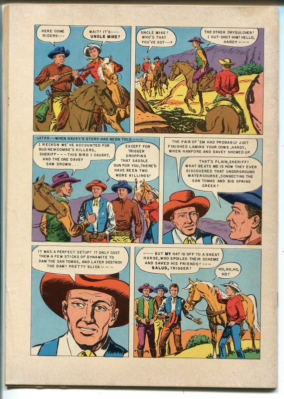 Roy Rogers' Trigger #9  1953 - Dell  -FN/VF - Comic Book