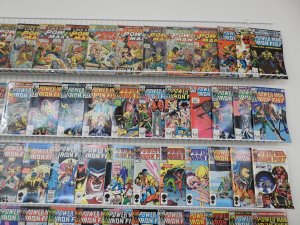 Huge Lot 180+ W/ Powerman, Wolverine, Cable+ Avg Fine/VF See Desc!