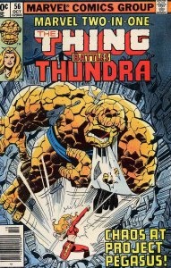 Marvel Two-In-One #56 (Newsstand) FN ; Marvel | the Thing Thundra