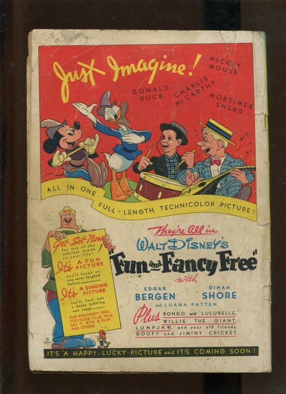 WALT DISNEY'S COMICS AND STORIES VOL. 7 #12 (3.5) 1947