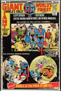 World's Finest Comics #206 (1971) Superman and Batman and Robin