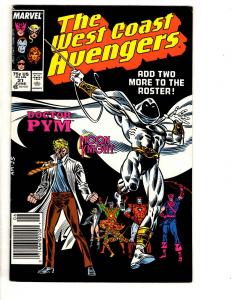 Lot Of 10 Avengers West Coast Marvel Comics # 15 17 18 21 22 26 27 2 3 4 JW2