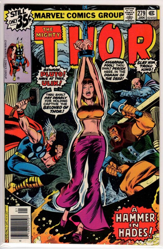Thor #279 Newsstand Edition (1979) 8.5 VF+