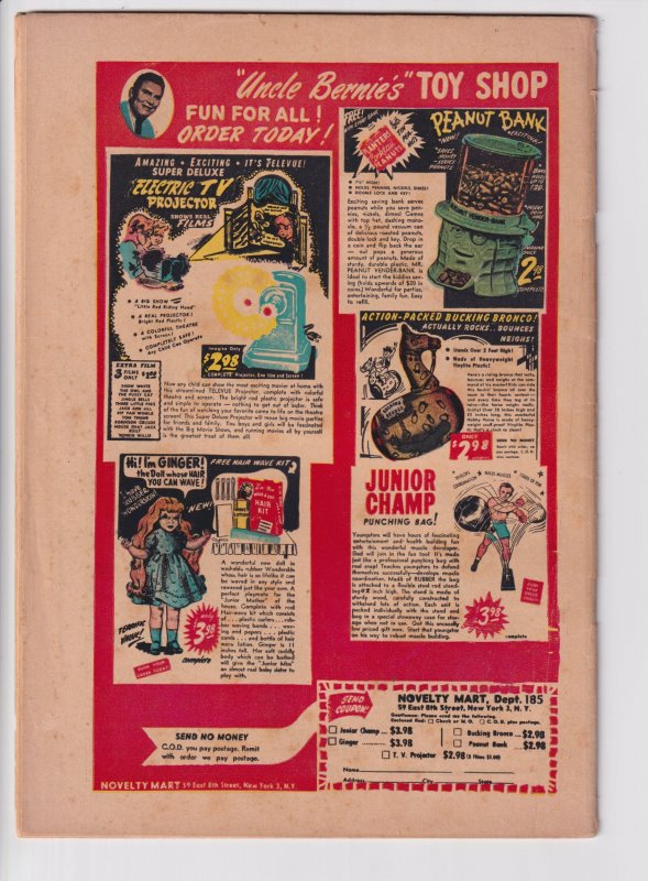 BARNEY GOOGLE AND SNUFFY SMITH #3 (Nov 1951) VG 4.0, cream to off whte paper!