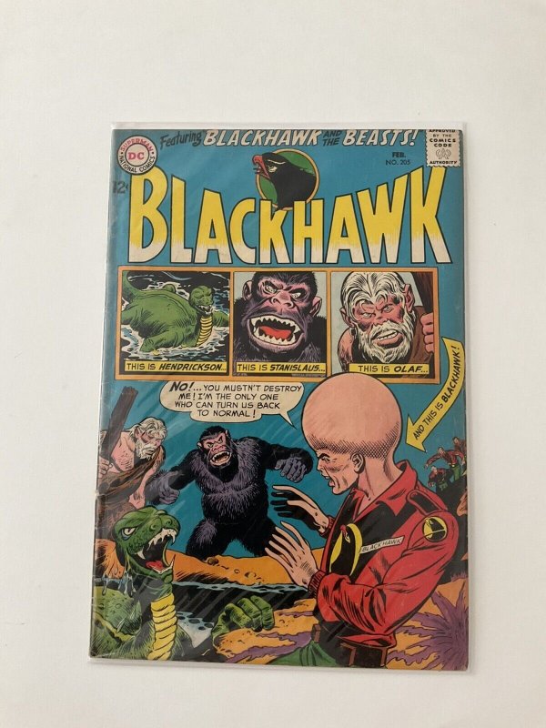 Blackhawk 205 Very Good/Fine Vg/Fn 5.0 Dc Comics
