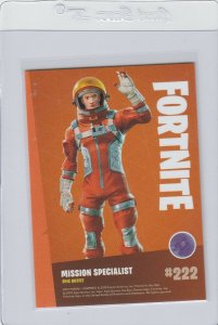 Fortnite Mission Specialist 222 Epic Outfit Panini 2019 trading card series 1