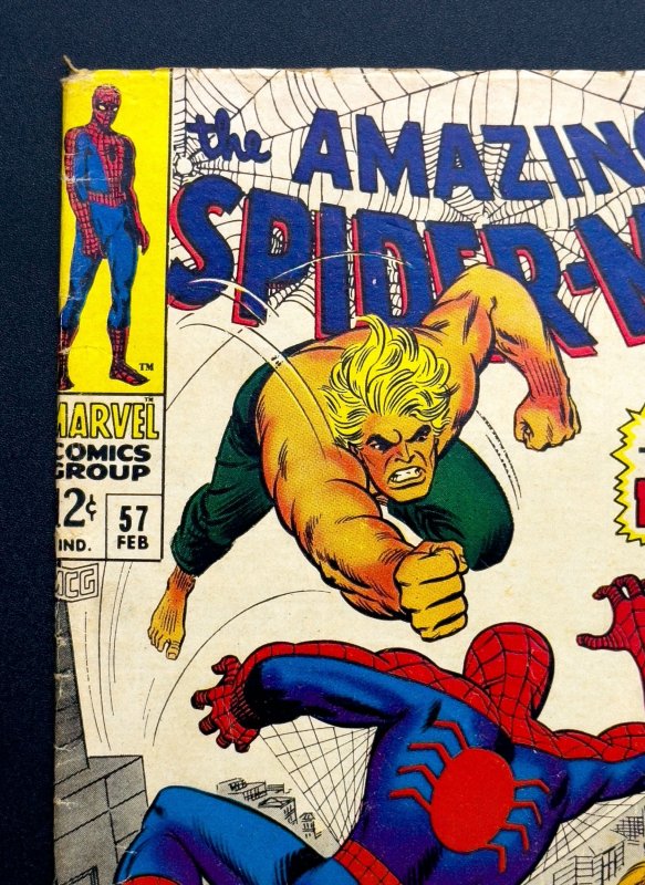 The Amazing Spider-Man #57 (1968) [KEY] 1st Spider-Man & Ka-Zar