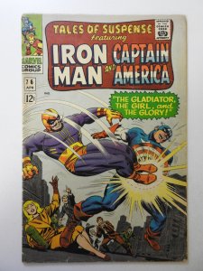 Tales of Suspense #76 (1966) VG Condition moisture stain