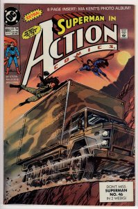 Action Comics #655 Direct Edition (1990) 9.2 NM-