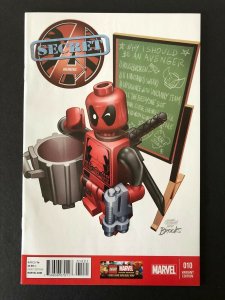 Marvel Secret Avengers 10 Leonel Castellani 1:25 LEGO Deadpool Variant - NM+