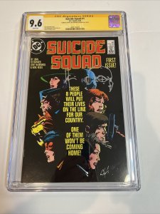 Suicide Squad (1987) # 1 (CGC 9.6 SS) Signed & Sketch (Deadshot) Howard Chaykin