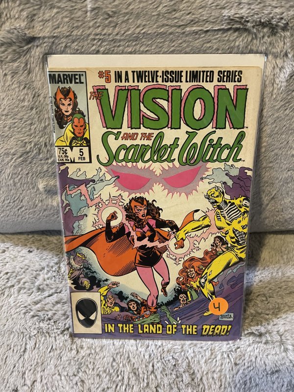 The Vision and the Scarlet Witch #5  (1986)