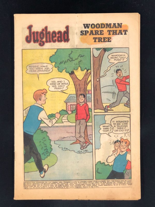 Archie's Pal Jughead #111 (1964)